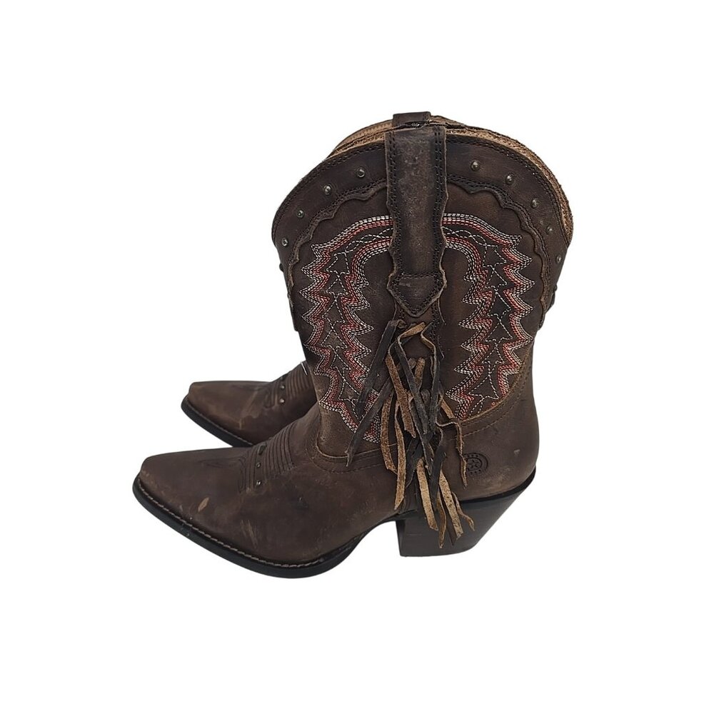 Crush By Durango Women's DRD0430 Bootie Western Boot Roasted Pecan Size 6.5M - Picture 5 of 8